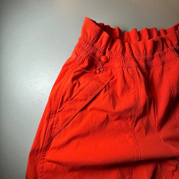 ATHLETA Trekkie Parachute Pants Vermilion Orange - Picture 10 of 15